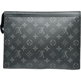 ルイ・ヴィトン LOUIS VUITTON ポシェット・ヴォワヤージュMM M61692 ブラック モノグラム・エクリプス メンズ セカンドバッグ