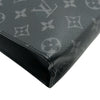 ルイ・ヴィトン LOUIS VUITTON ポシェット・ヴォワヤージュMM M61692 ブラック モノグラム・エクリプス メンズ セカンドバッグ