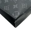 ルイ・ヴィトン LOUIS VUITTON ポシェット・ヴォワヤージュMM M61692 ブラック モノグラム・エクリプス メンズ セカンドバッグ