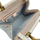 グッチ GUCCI バンブーニムフェアバッグ 453767 ピンク レザー レディース ハンドバッグ
