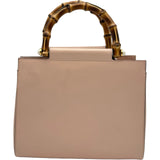 グッチ GUCCI バンブーニムフェアバッグ 453767 ピンク レザー レディース ハンドバッグ