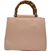 グッチ GUCCI バンブーニムフェアバッグ 453767 ピンク レザー レディース ハンドバッグ