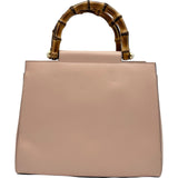 グッチ GUCCI バンブーニムフェアバッグ 453767 ピンク レザー レディース ハンドバッグ
