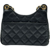 シャネル CHANEL スモールホーボーバッグ AS3710 ブラック ゴールド金具 キャビアスキン レディース ショルダーバッグ