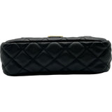 シャネル CHANEL スモールホーボーバッグ AS3710 ブラック ゴールド金具 キャビアスキン レディース ショルダーバッグ