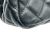 シャネル CHANEL スモールホーボーバッグ AS3710 ブラック ゴールド金具 キャビアスキン レディース ショルダーバッグ