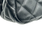 シャネル CHANEL スモールホーボーバッグ AS3710 ブラック ゴールド金具 キャビアスキン レディース ショルダーバッグ