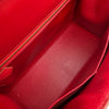 エルメス HERMES ケリー28 外縫い □A刻印 ルージュヴィフ ゴールド金具 ボックスカーフ レディース ショルダーバッグ
