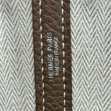エルメス HERMES ガーデンパーティーPM D刻印 エトゥープ シルバー金具 ネゴンダ レディース トートバッグ
