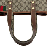 グッチ GUCCI シェリーライントート 211135 ブラウン GGスプリーム レディース トートバッグ
