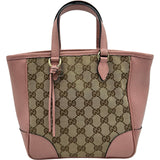 グッチ GUCCI 2WAYハンドバッグ 449241 ピンク/ベージュ GGキャンバス レディース ショルダーバッグ