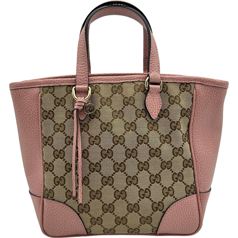 グッチ GUCCI 2WAYハンドバッグ 449241 ピンク/ベージュ GGキャンバス