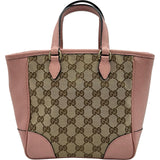 グッチ GUCCI 2WAYハンドバッグ 449241 ピンク/ベージュ GGキャンバス レディース ショルダーバッグ