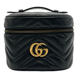 グッチ GUCCI GGマーモントバッグパック 598594 ブラック レザー レディース リュック・デイパック