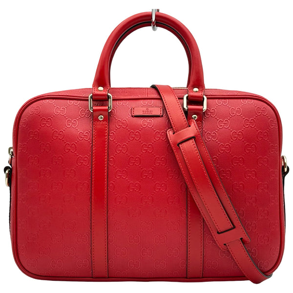 グッチ GUCCI ビジネスバッグ 344357 レッド グッチシマ レディース