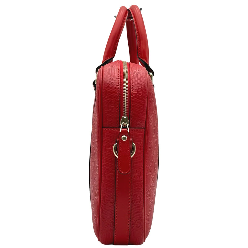 グッチ GUCCI ビジネスバッグ 344357 レッド グッチシマ レディース