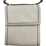グッチ GUCCI メッセンジャーバッグ 625782 ホワイト GGエンボス レディース メッセンジャーバッグ