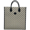 グッチ GUCCI インターロッキングGトートバッグ 674155 ネイビー GGスプリーム メンズ ショルダーバッグ