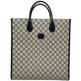 グッチ GUCCI インターロッキングGトートバッグ 674155 ネイビー GGスプリーム メンズ ショルダーバッグ