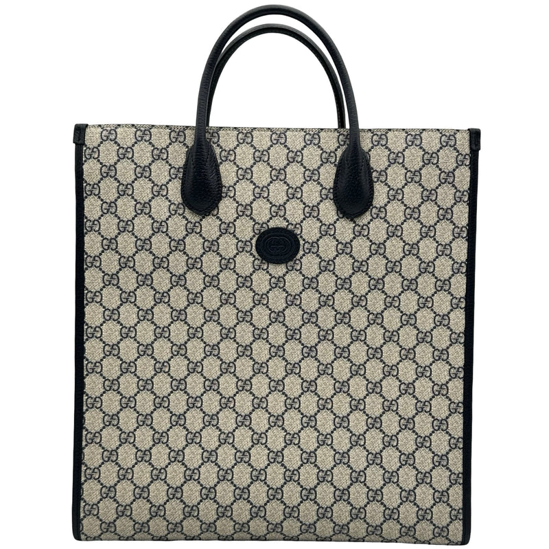 グッチ GUCCI インターロッキングGトートバッグ 674155 ネイビー GG
