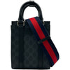 グッチ GUCCI ミニトートバッグ 696010 ブラック GGスプリーム メンズ トートバッグ