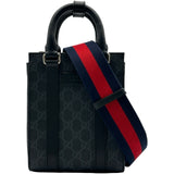 グッチ GUCCI ミニトートバッグ 696010 ブラック GGスプリーム メンズ トートバッグ