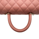 シャネル CHANEL ココハンドルXS A92990 ピンク ゴールド金具 キャビアスキン レディース ショルダーバッグ