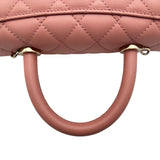 シャネル CHANEL ココハンドルXS A92990 ピンク ゴールド金具 キャビアスキン レディース ショルダーバッグ