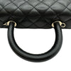 シャネル CHANEL ココハンドルXS A92990 ブラック ゴールド金具 キャビアスキン レディース ショルダーバッグ