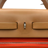エルメス HERMES エールバッグジップPM T刻印 オレンジ シルバー金具 トワル/ハンター レディース ショルダーバッグ