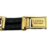 ロエベ LOEWE レディースウォッチ 6041D ホワイト 金メッキ/ステンレススチール クオーツ レディース 腕時計