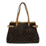 ルイ・ヴィトン LOUIS VUITTON バティニョール・オリゾンタル M51154 ブラウン モノグラム/レザー レディース トートバッグ