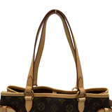 ルイ・ヴィトン LOUIS VUITTON バティニョール・オリゾンタル M51154 ブラウン モノグラム/レザー レディース トートバッグ