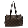 ルイ・ヴィトン LOUIS VUITTON チェルシー N51119 ブラウン ダミエ/レザー レディース トートバッグ