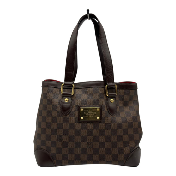 【極美品】　ルイヴィトン　ダミエ　ハムステッドPM　ハンドバッグ　N51205 ルイ・ヴィトン LOUIS VUITTON ハムステッドPM N51205 ブラウン ダミエ