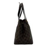 ルイ・ヴィトン LOUIS VUITTON ハムステッドPM N51205 ブラウン ダミエ/レザー レディース ハンドバッグ