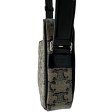セリーヌ CELINE ミディアム メッセンジャーバッグ 194502 ブラック トリオンフキャンバス/レザー レディース メッセンジャーバッグ