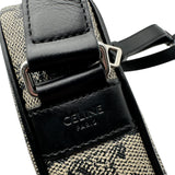 セリーヌ CELINE ミディアム メッセンジャーバッグ 194502 ブラック トリオンフキャンバス/レザー レディース メッセンジャーバッグ