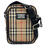 バーバリーロンドン BURBERRY LONDON ショルダーバッグ 8023381 ヴィンテージチェック ベージュ コットン/ポリウレタン ユニセックス ショルダーバッグ