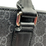 グッチ GUCCI GGスプリーム ブリーフケース 474134 ブラック　シルバー金具 GGスプリームキャンバス メンズ ビジネスバッグ