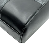 グッチ GUCCI GGスプリーム ブリーフケース 474134 ブラック　シルバー金具 GGスプリームキャンバス メンズ ビジネスバッグ