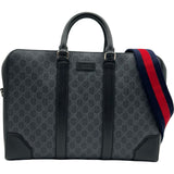 グッチ GUCCI GGスプリーム ブリーフケース 474134 ブラック　シルバー金具 GGスプリームキャンバス メンズ ビジネスバッグ
