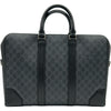 グッチ GUCCI GGスプリーム ブリーフケース 474134 ブラック　シルバー金具 GGスプリームキャンバス メンズ ビジネスバッグ
