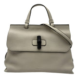 グッチ GUCCI バンブー ハンドバッグ 392013 アイボリー レザー レディース ハンドバッグ