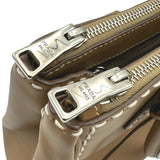 プラダ PRADA ガレリア ハンドバッグ BN2863 キャメル シルバー金具 レザー レディース ショルダーバッグ