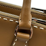 プラダ PRADA ガレリア ハンドバッグ BN2863 キャメル シルバー金具 レザー レディース ショルダーバッグ