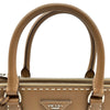 プラダ PRADA ガレリア ハンドバッグ BN2863 キャメル シルバー金具 レザー レディース ショルダーバッグ