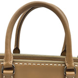プラダ PRADA ガレリア ハンドバッグ BN2863 キャメル シルバー金具 レザー レディース ショルダーバッグ