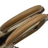 プラダ PRADA ガレリア ハンドバッグ BN2863 キャメル シルバー金具 レザー レディース ショルダーバッグ
