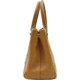 プラダ PRADA ガレリア ハンドバッグ BN2863 キャメル シルバー金具 レザー レディース ショルダーバッグ